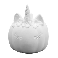 4 in. Unicorn Pumpkin