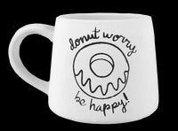 Coloring Book Donut Worry Mug